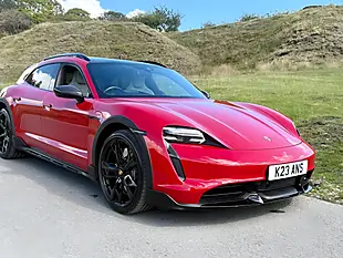 Used 2021 Porsche Taycan Performance Plus Cross Turismo Red - Interior and Exterior details 8