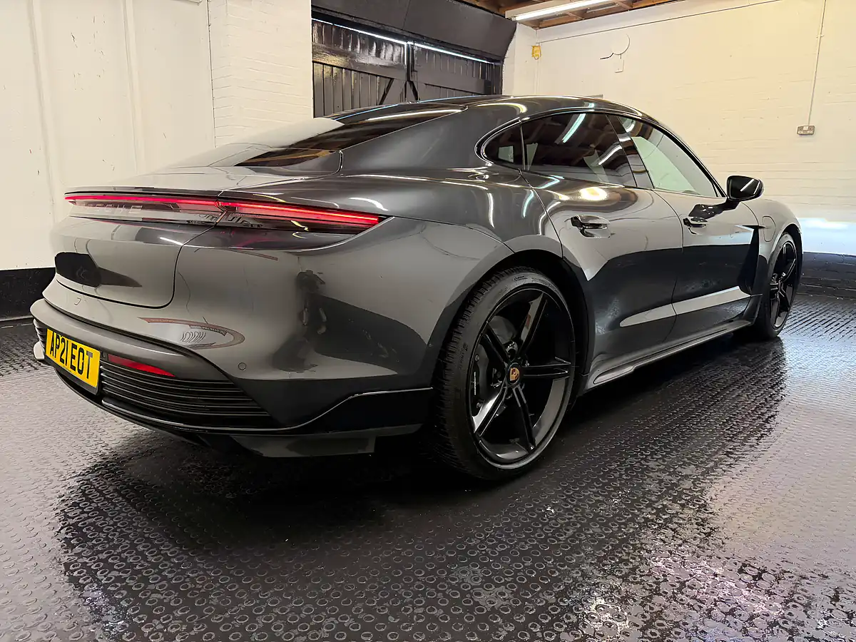 Used 2021 Porsche Taycan Performance Plus Grey - Interior and Exterior details 12