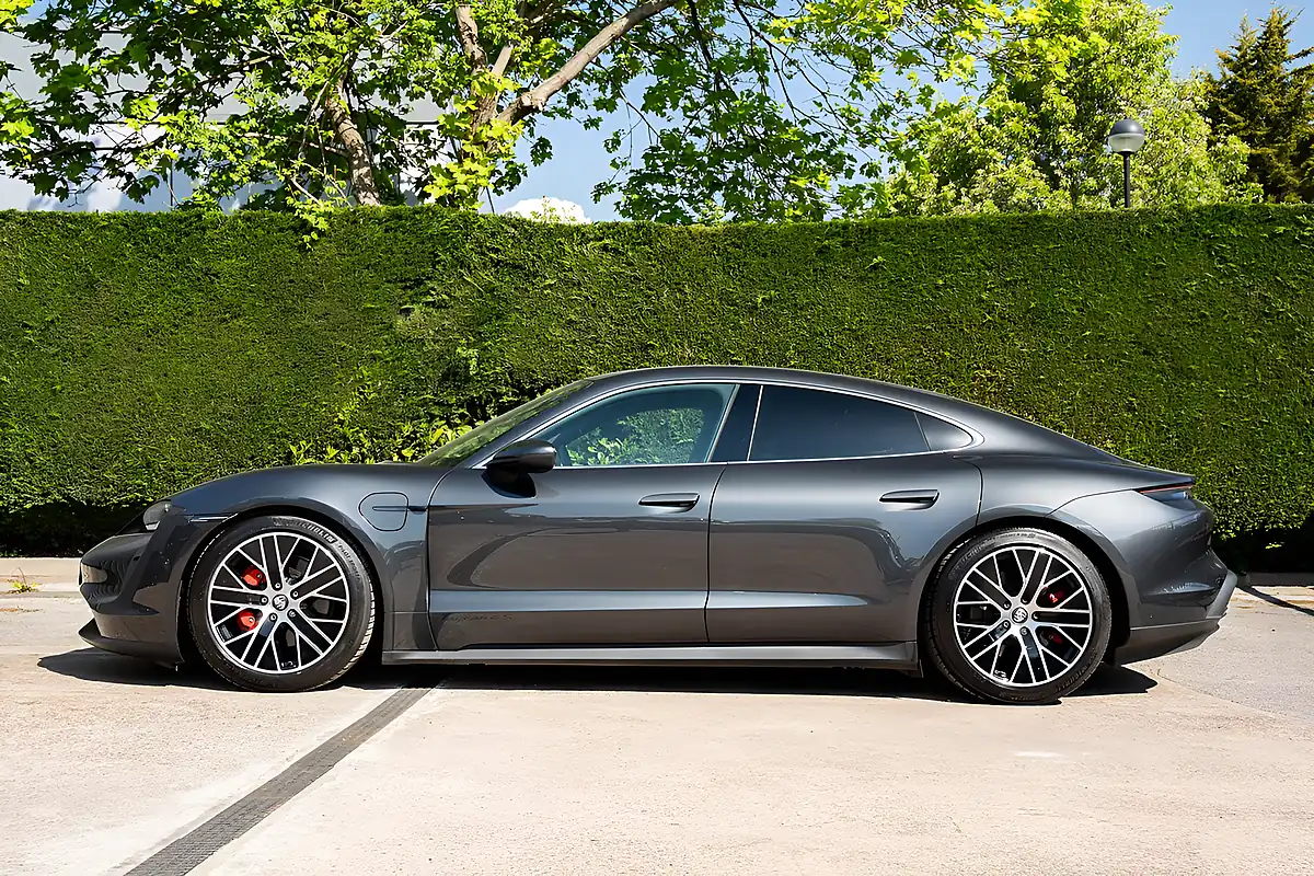 Used 2021 Porsche Taycan Performance Plus Volcano Grey - Interior and Exterior details 10