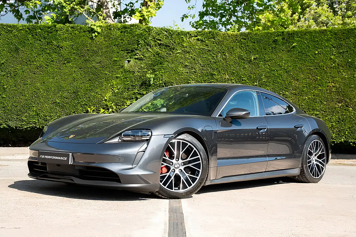 Used 2021 Porsche Taycan Performance Plus Volcano Grey - Interior and Exterior details 11