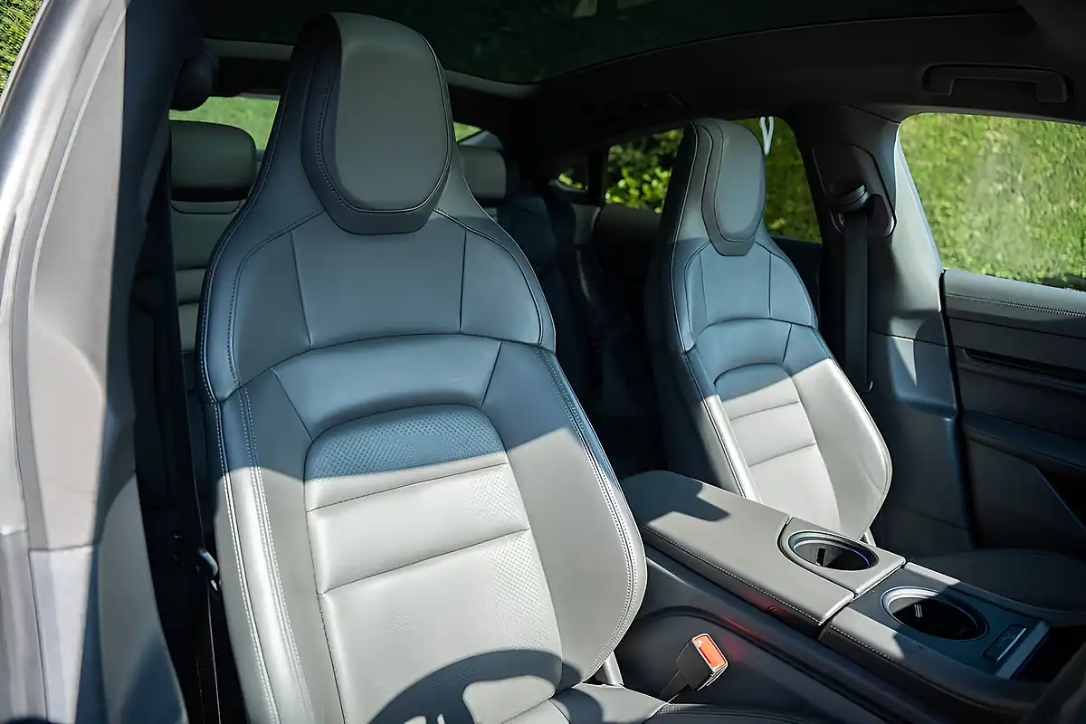 Used 2021 Porsche Taycan Performance Plus Volcano Grey - Interior and Exterior details 14