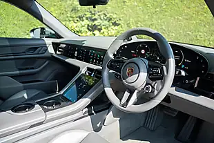 Used 2021 Porsche Taycan Performance Plus Volcano Grey - Interior and Exterior details 16