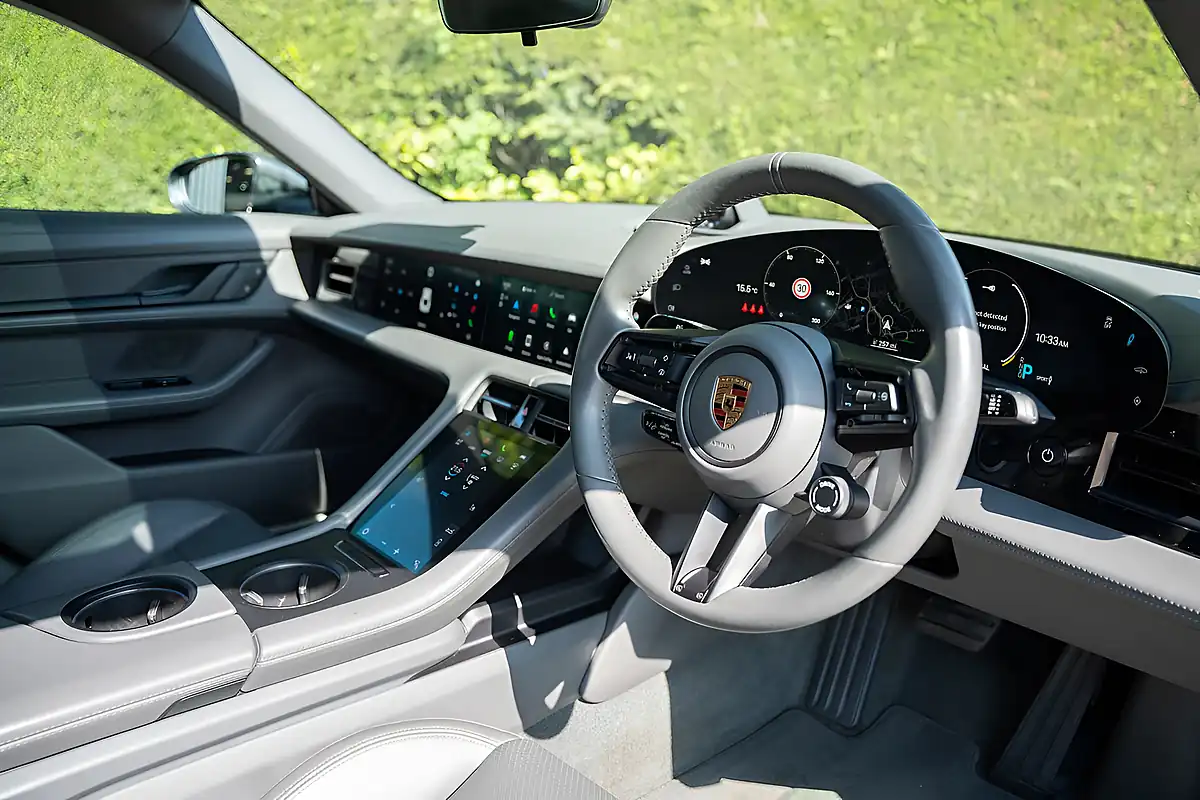 Used 2021 Porsche Taycan Performance Plus Volcano Grey - Interior and Exterior details 16