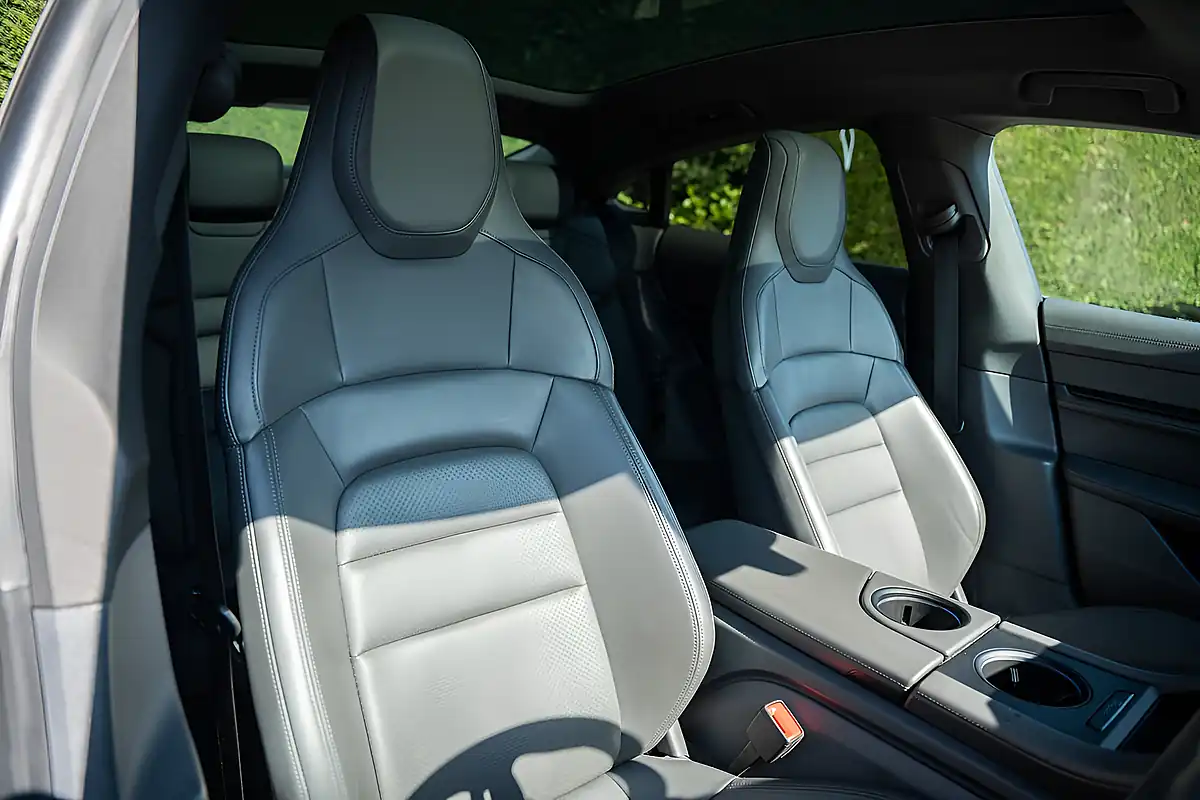Used 2021 Porsche Taycan Performance Plus Volcano Grey - Interior and Exterior details 2