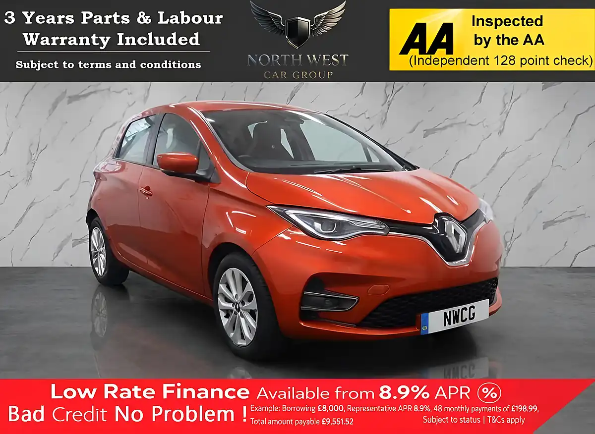 Used 2021 Renault Zoe Iconic Red - Front View