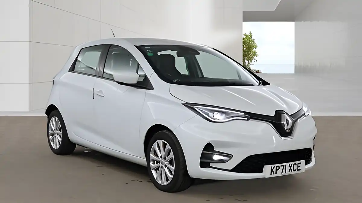 Used 2021 Renault Zoe Iconic White - Front View