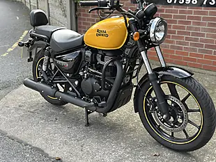 Used 2021 Royal Enfield Meteor 350 Yellow - Interior and Exterior details 2