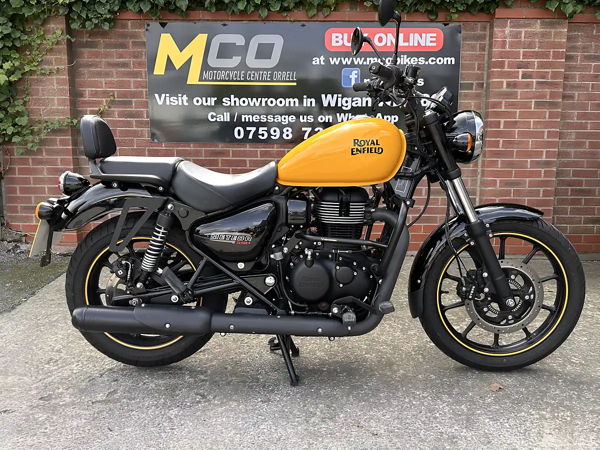 Used 2021 Royal Enfield Meteor 350 Yellow - Interior and Exterior details 20