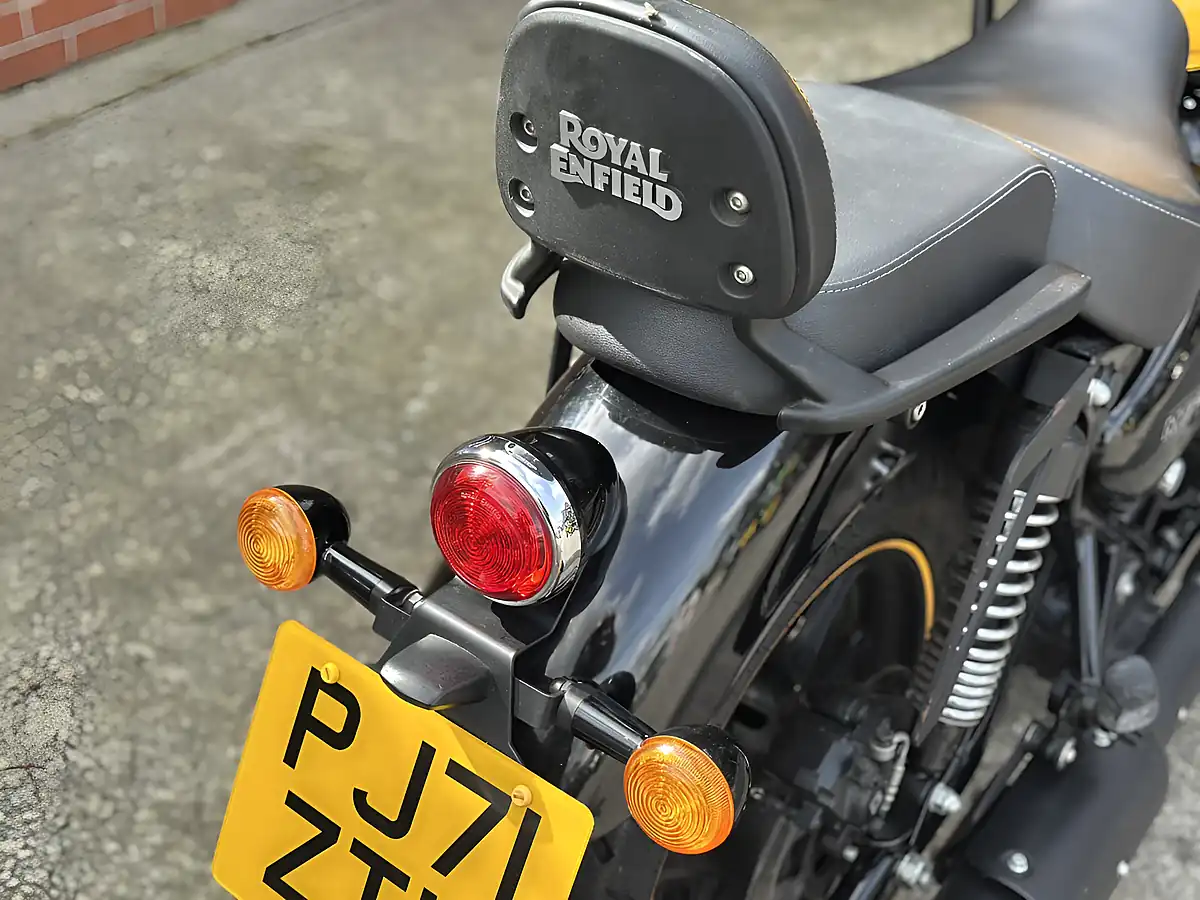 Used 2021 Royal Enfield Meteor 350 Yellow - Interior and Exterior details 4