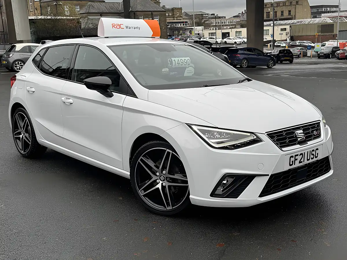 Used 2021 SEAT Ibiza Fr Sport White - Front View