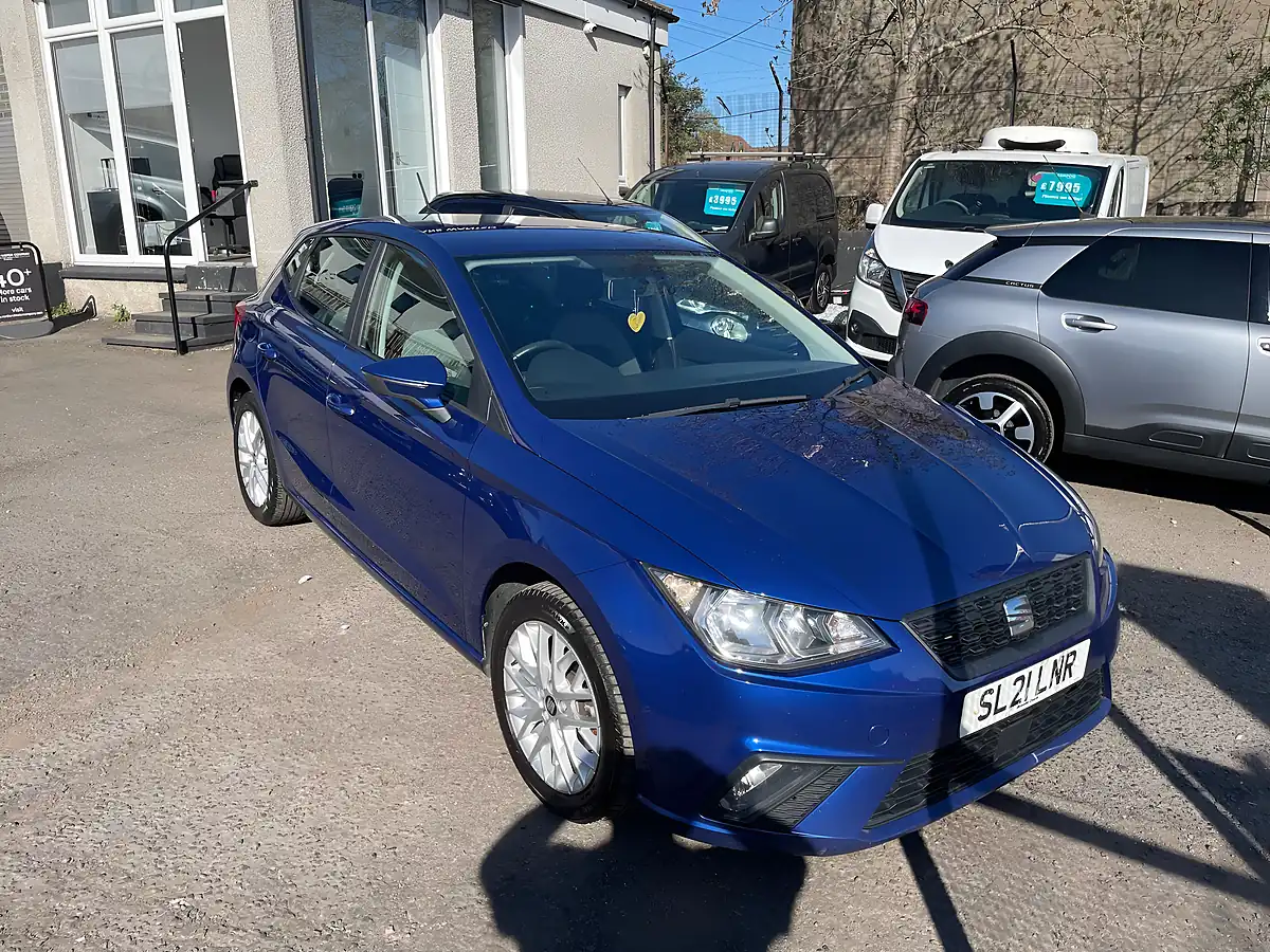 Used 2021 SEAT Ibiza Se Technology Blue - Front View