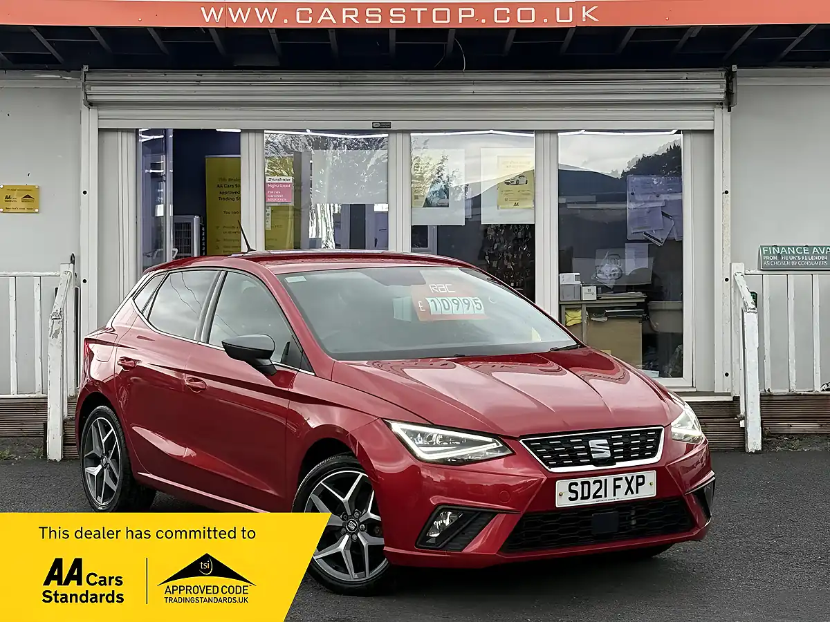 Used 2021 SEAT Ibiza Xcellence Red - Front View