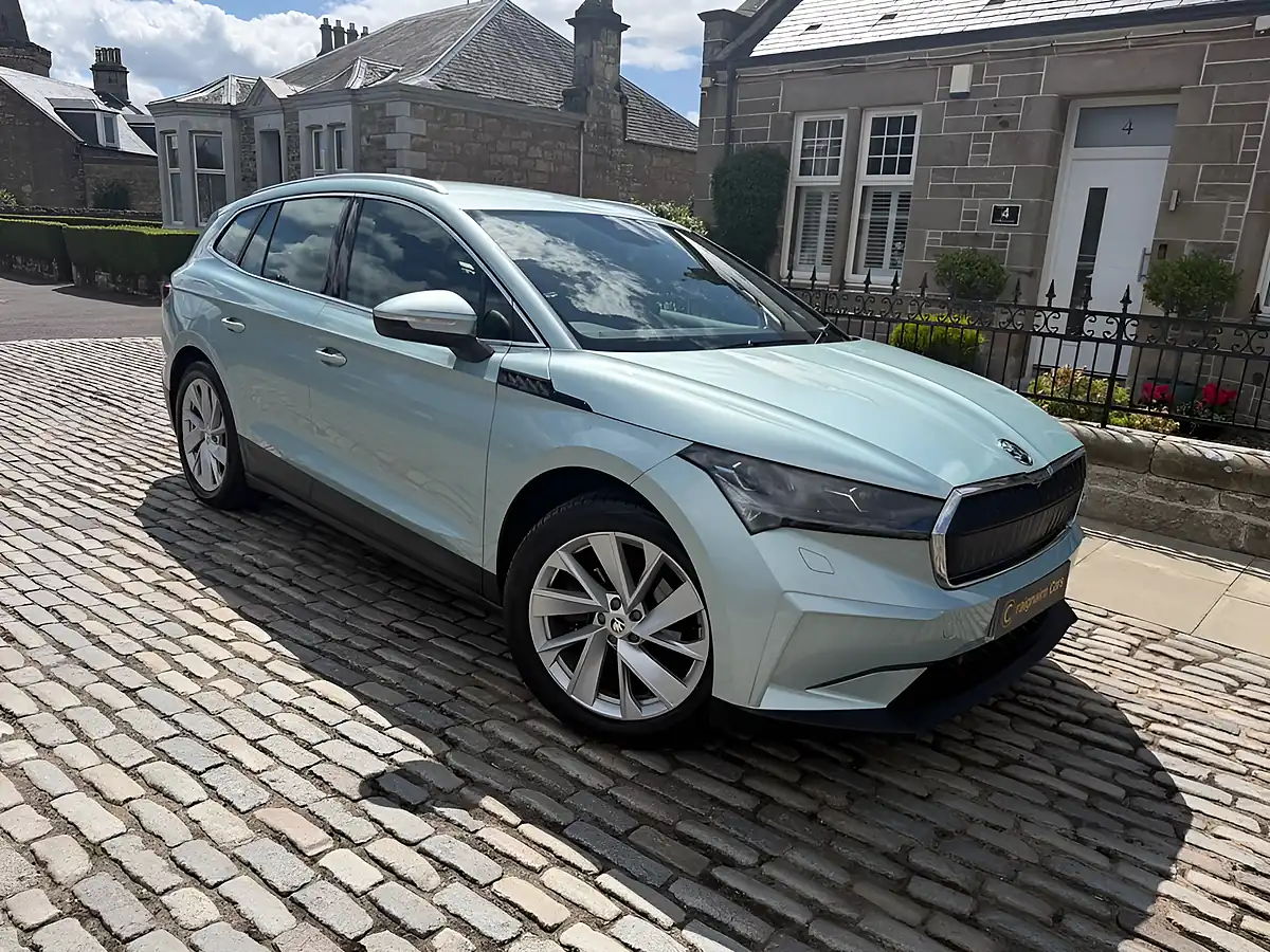Used 2021 Skoda Enyaq Nav Suite Silver - Front View