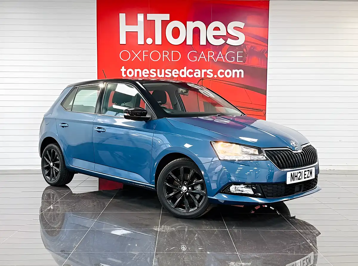 Used 2021 Skoda Fabia Colour Edition Blue - Front View