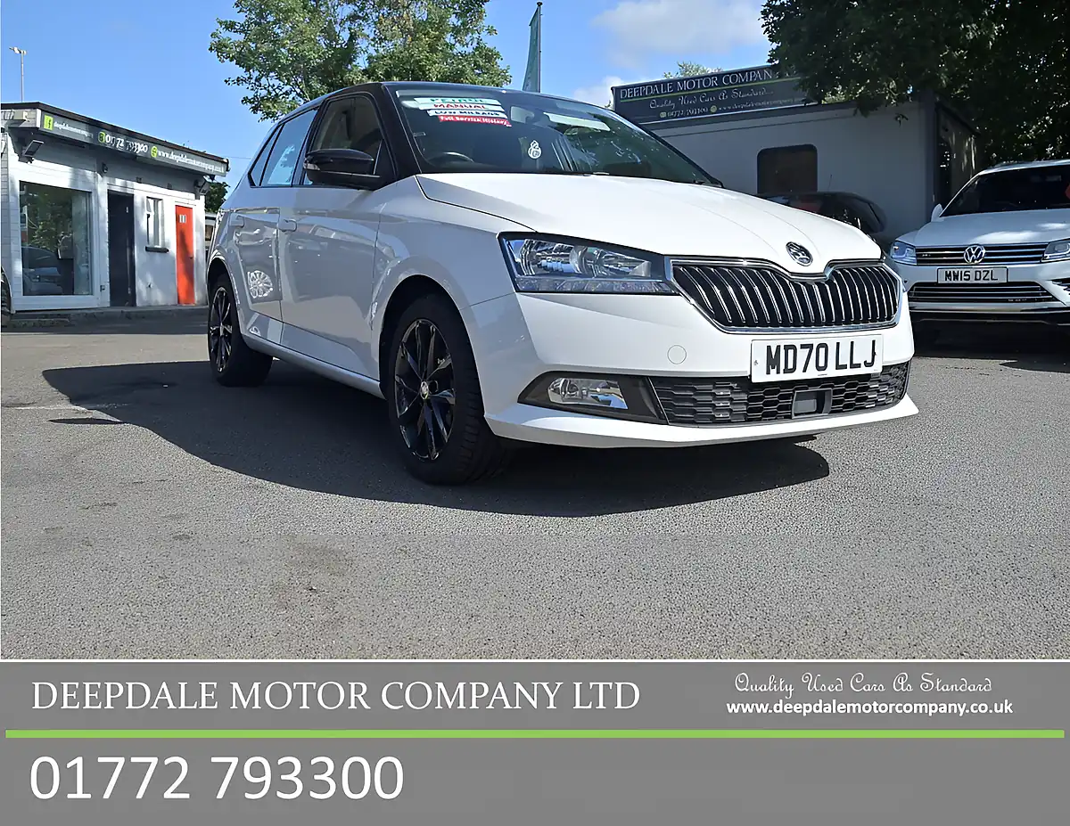 Used 2021 Skoda Fabia Colour Edition Candy White - Front View