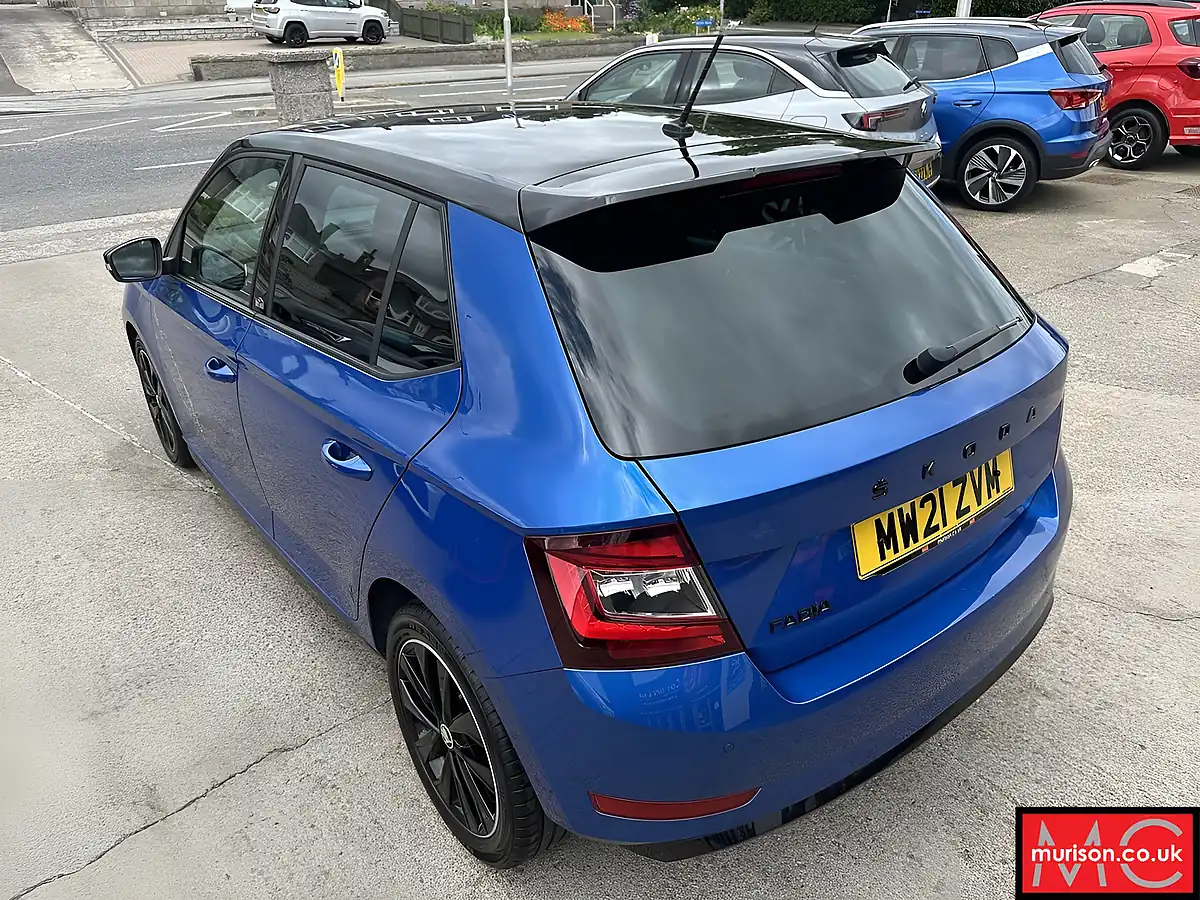 Used 2021 Skoda Fabia Monte Carlo Blue - Interior and Exterior details 12