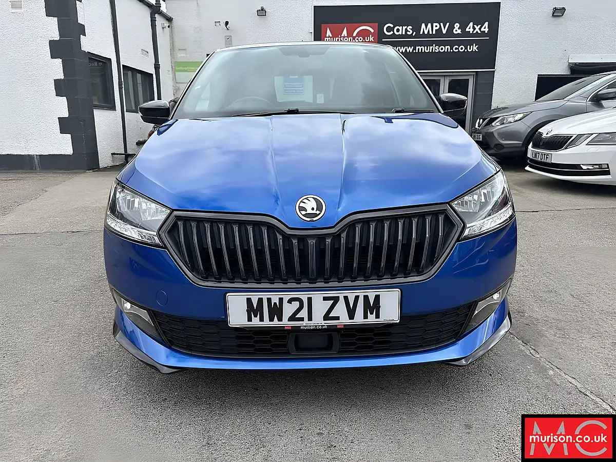 Used 2021 Skoda Fabia Monte Carlo Blue - Interior and Exterior details 4