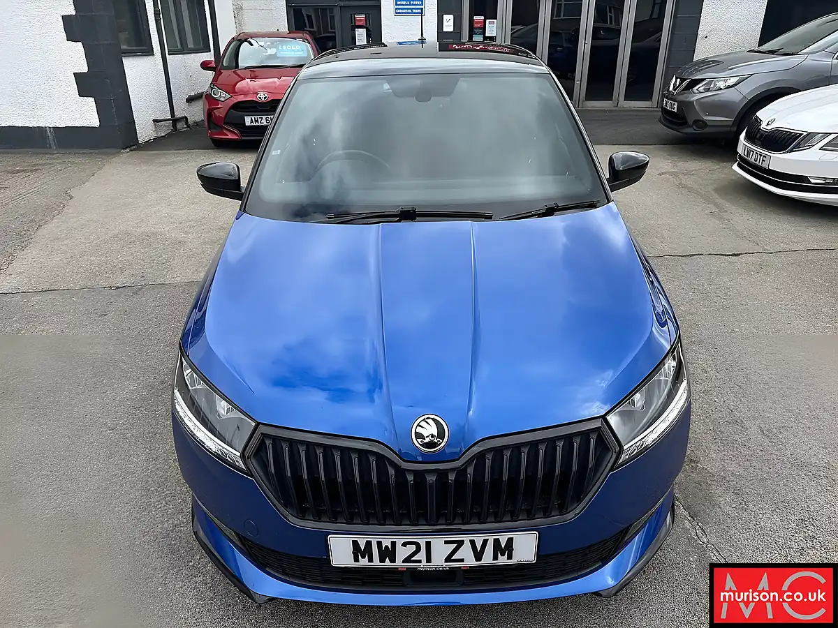 Used 2021 Skoda Fabia Monte Carlo Blue - Interior and Exterior details 5