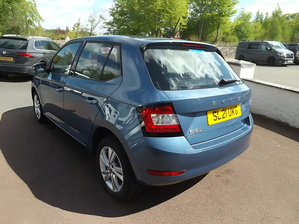 Used 2021 Skoda Fabia Se Blue - Interior and Exterior details 5