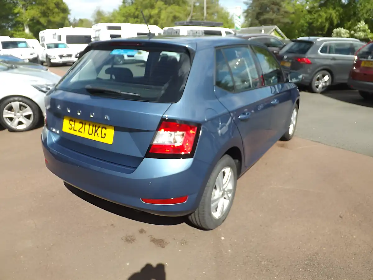 Used 2021 Skoda Fabia Se Blue - Interior and Exterior details 7