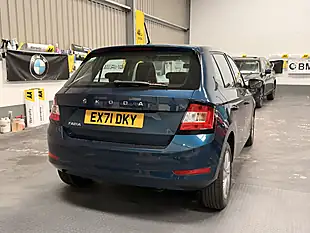 Used 2021 Skoda Fabia Se Blue Metallic - Interior and Exterior details 12