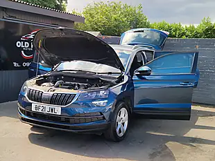 Used 2021 Skoda Karoq Se Blue - Interior and Exterior details 10