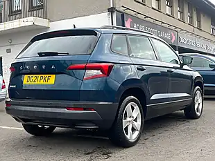 Used 2021 Skoda Karoq Se Blue - Interior and Exterior details 6