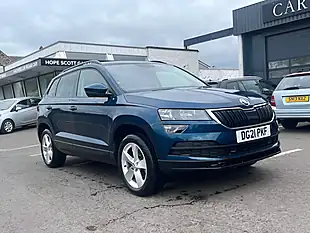 Used 2021 Skoda Karoq Se Blue - Interior and Exterior details 7