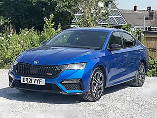 Used 2021 Skoda Octavia VRS Blue - Interior and Exterior details 6
