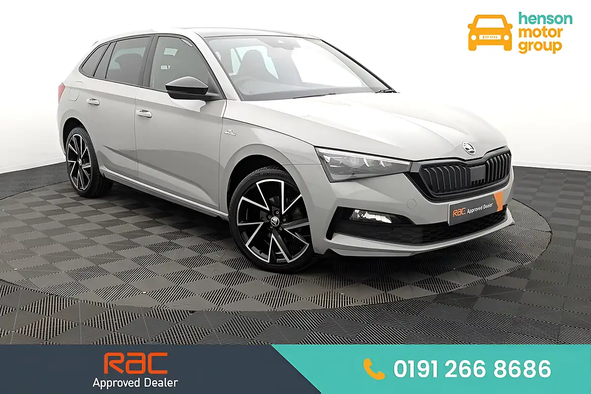 Used 2021 Skoda Scala Monte Carlo Grey - Front View