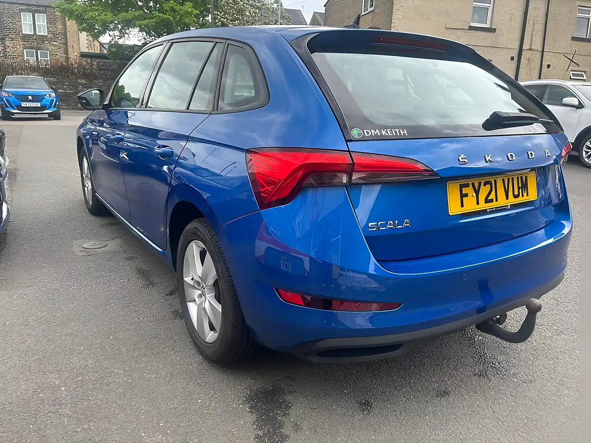 Used 2021 Skoda Scala Se Blue - Interior and Exterior details 4