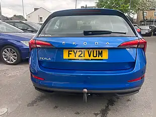 Used 2021 Skoda Scala Se Blue - Interior and Exterior details 5