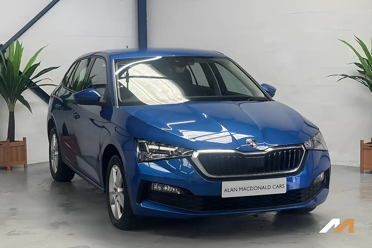 Used 2021 Skoda Scala Se Race Blue - Front View