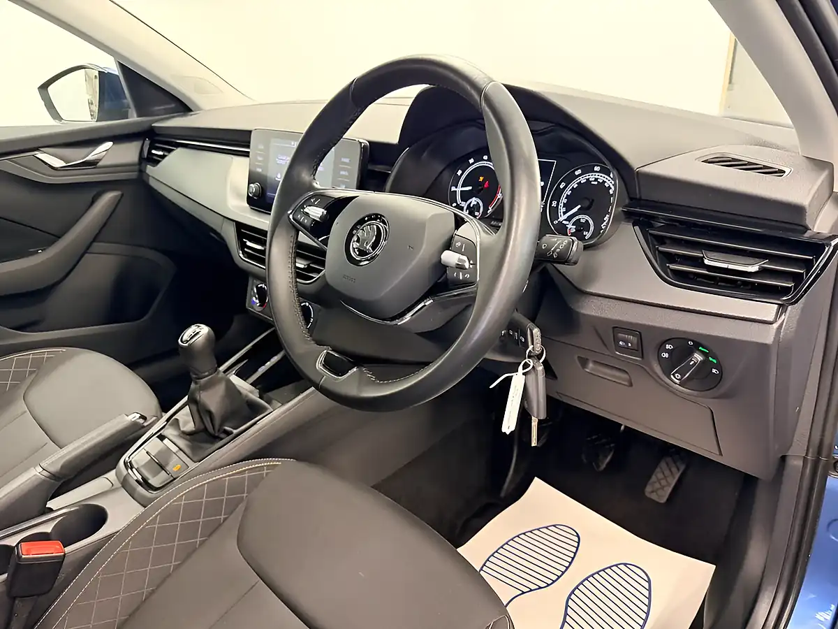 Used 2021 Skoda Scala Se Titan Blue - Interior and Exterior details 18