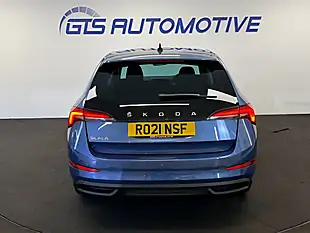 Used 2021 Skoda Scala Se Titan Blue - Interior and Exterior details 9