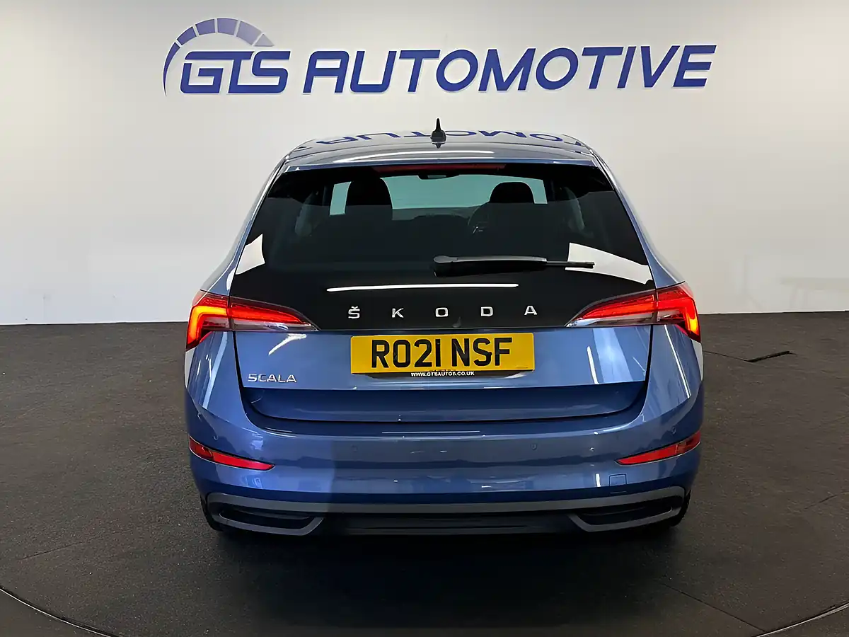 Used 2021 Skoda Scala Se Titan Blue - Interior and Exterior details 9