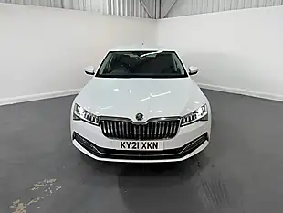 Used 2021 Skoda Superb Se L White - Interior and Exterior details 2