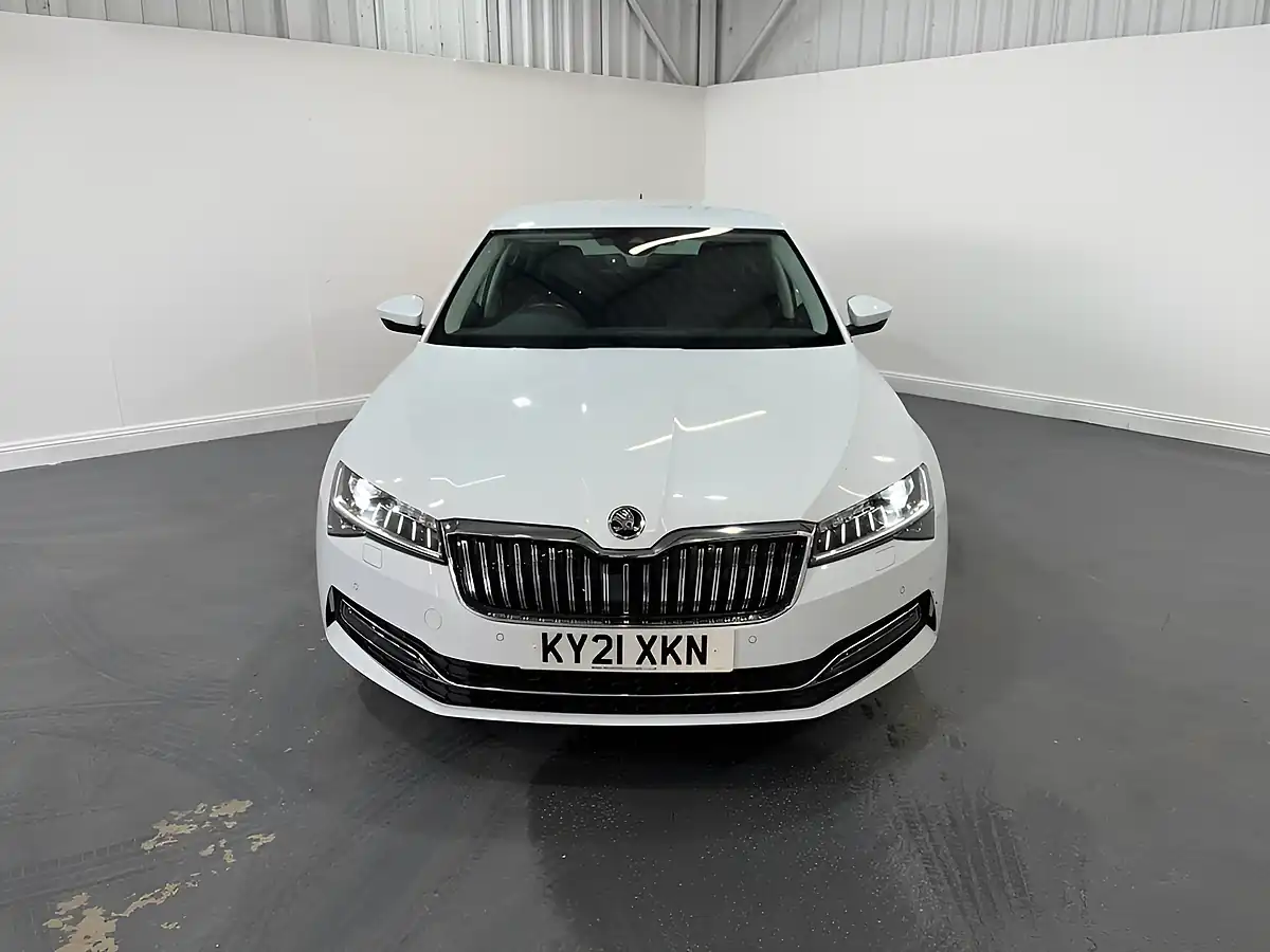 Used 2021 Skoda Superb Se L White - Interior and Exterior details 2