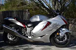 Used 2021 Suzuki GSX1300R Hayabusa Silver - Interior and Exterior details 2