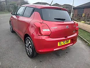 Used 2021 Suzuki Swift Sz-L Red - Interior and Exterior details 5