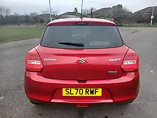 Used 2021 Suzuki Swift Sz-L Red - Interior and Exterior details 6