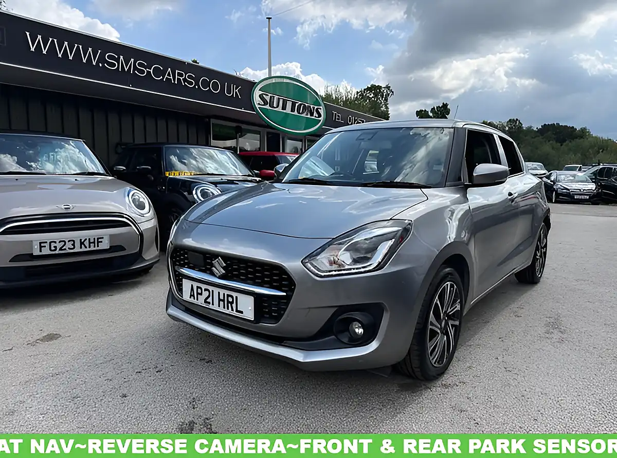 Used 2021 Suzuki Swift SZ5 Silver - Front View