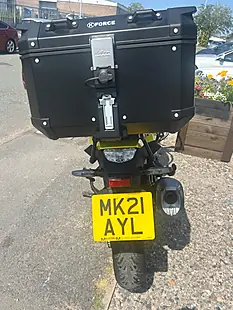 Used 2021 Suzuki V-Strom 1050 Yellow - Interior and Exterior details 11