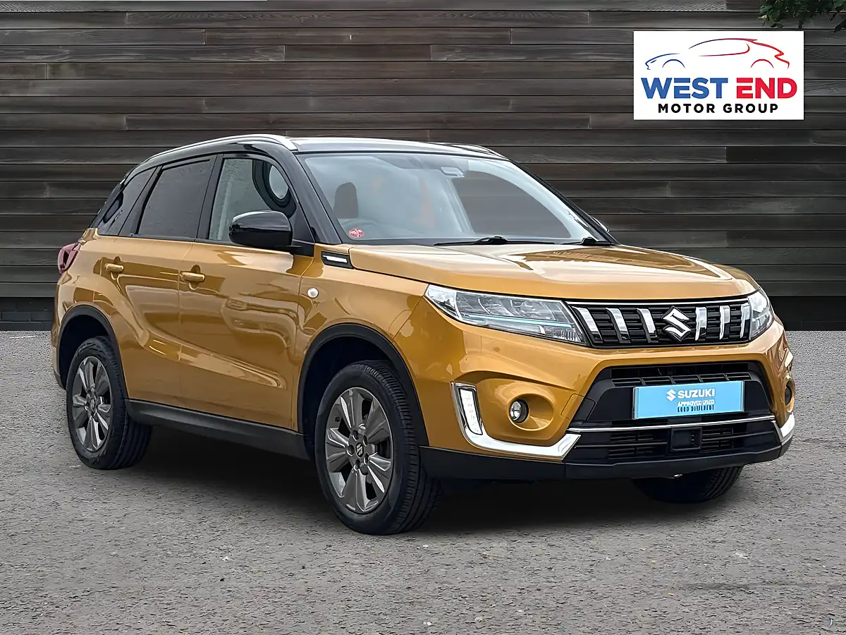 Used 2021 Suzuki Vitara Sz-T Yellow - Front View