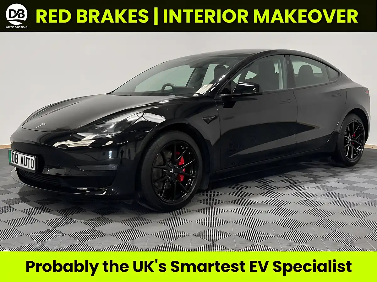Used 2021 Tesla Model 3 Long Range Black - Front View
