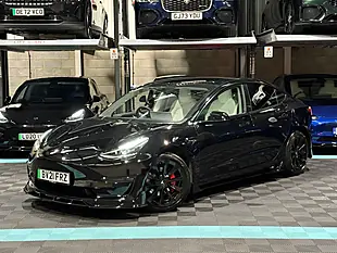 Used 2021 Tesla Model 3 Long Range Black - Interior and Exterior details 5