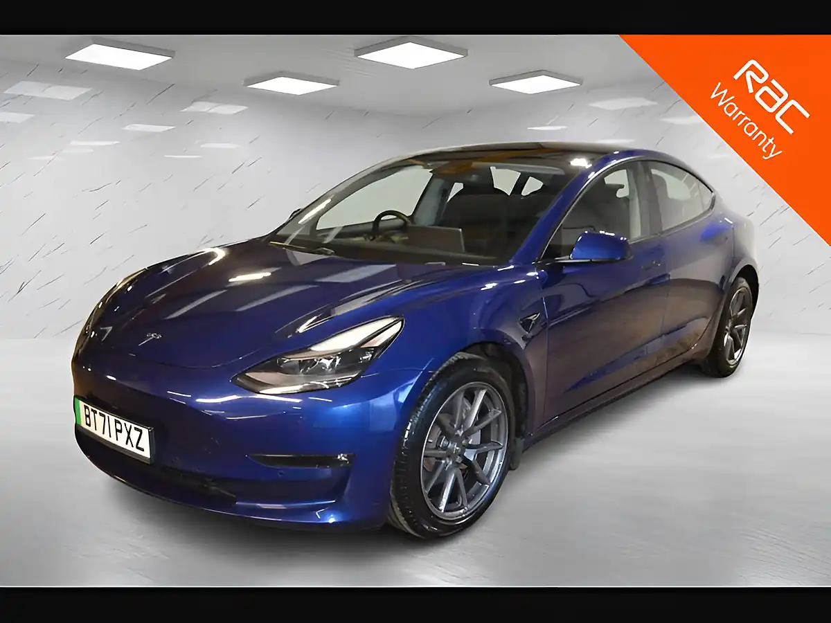 Used 2021 Tesla Model 3 Long Range Blue - Front View