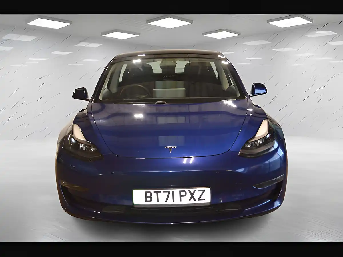 Used 2021 Tesla Model 3 Long Range Blue - Interior and Exterior details 2