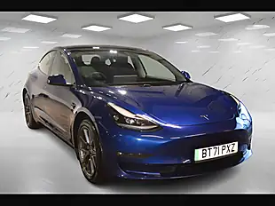 Used 2021 Tesla Model 3 Long Range Blue - Interior and Exterior details 4
