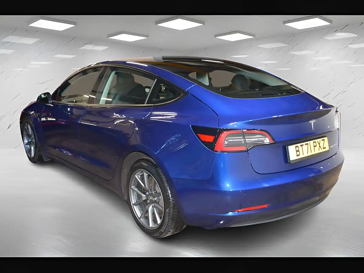 Used 2021 Tesla Model 3 Long Range Blue - Interior and Exterior details 6
